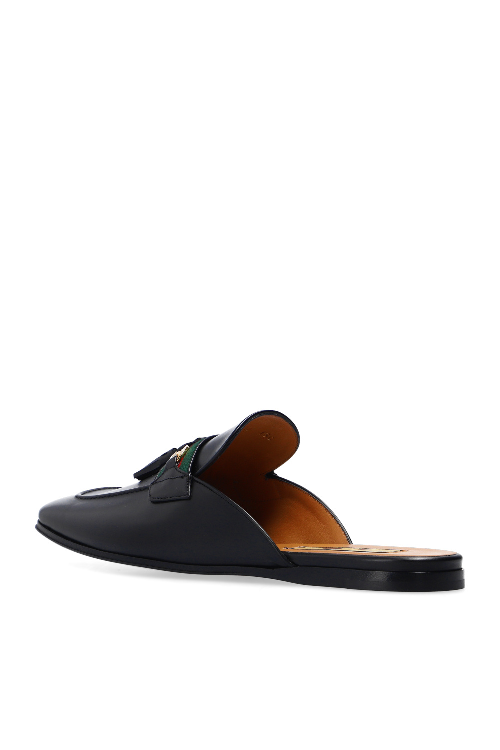 Black Slides with Web stripe Gucci Vitkac France